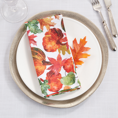 Pumpkin Foliage Napkin