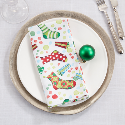 Christmas Stockings Napkin (set of 4)