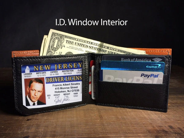 Great Wave - Printmaker Leather Wallet (Brown)