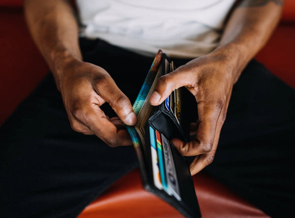 Great Wave - Printmaker Leather Wallet (Brown)