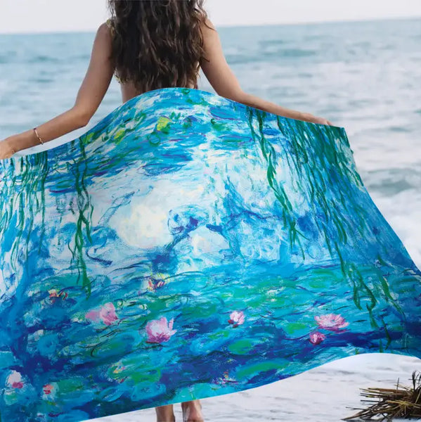 Beach Towel - Monet "Nympheas"