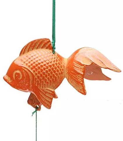 Japanese Orange Goldfish Wind Chime