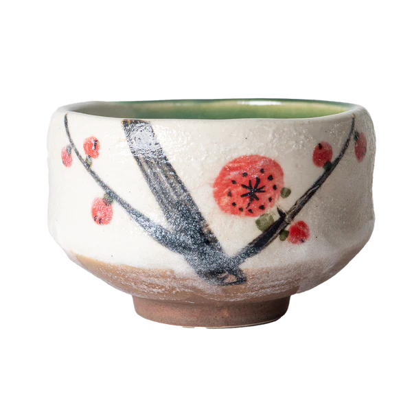 Ume Plum Blossoms  Matcha Bowl