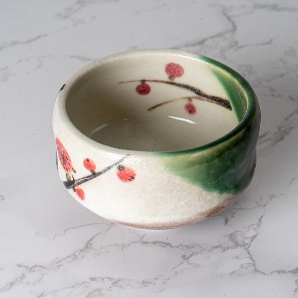 Ume Plum Blossoms  Matcha Bowl