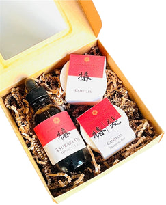 Tsubaki Shampoo/Facial Bar Set